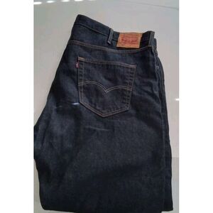 Levi's 501 Jeans Dark Wash Straight Leg Denim Pants Classic Fit‎ Size W42